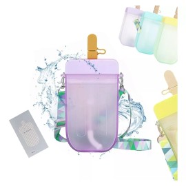 cantimplora juvenil Botella Agua Forma Paleta Bandolera Cantimplora Correa