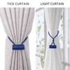 Magnetic Curtain Tiebacks -Drapery Tiebacks, Upgraded 16 Inch Modern Strong