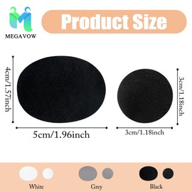 MEGAVOW 20 Stück Fersenschutz für Schuhe Fersenpolster, Schuhflicken für Löcher, Selbstklebende Schuh Fersen Reparatur, Sneaker Reparatur Patch Antirutsch Heel Pads Schuhreparatur Set