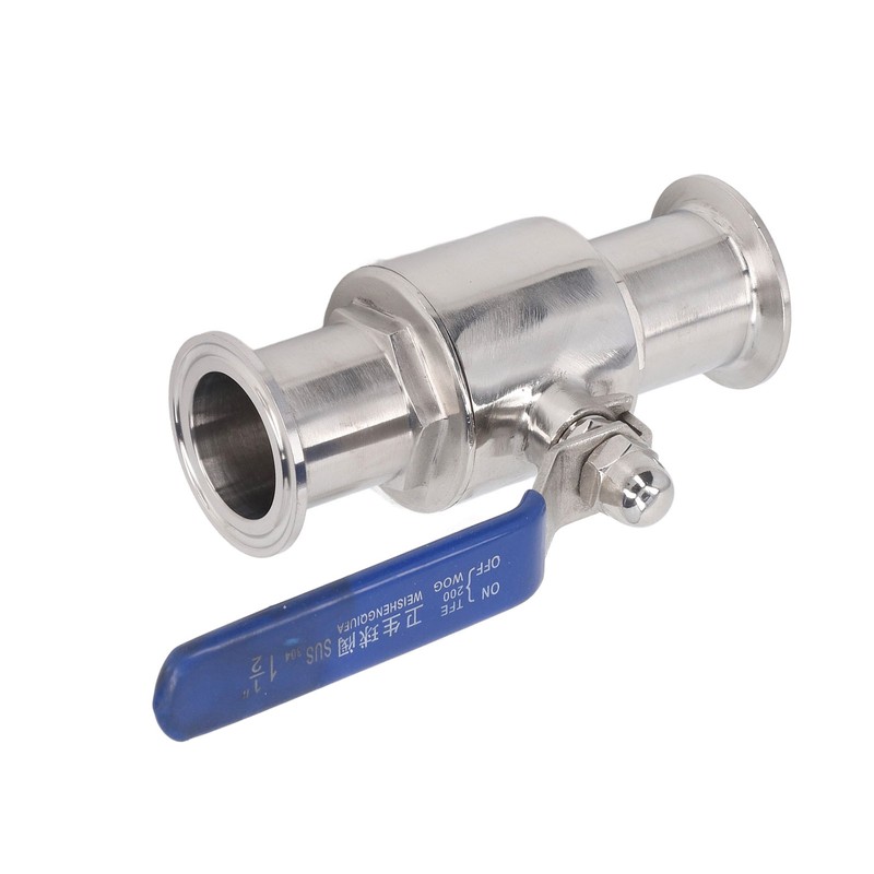 Sanitary Ball Valve Stainless Steel Quick Install Water Clamp Valve