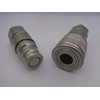 Hydraulic Flat Face 1/2" BSP Quick Release Coupling Set