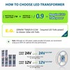 Pack of 2 LED Transformer 230 V to 24 V
