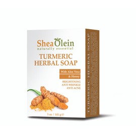 Shea Olein TURMERIC HERBAL SOAP WITH ALOE VERA & HONEY