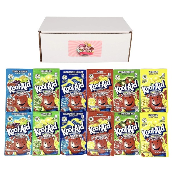 Kool-Aid Drink Mix Packets Variety Pack of 6 Flavors (2
