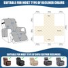 TAOCOCO 100% Waterproof Recliner Covers, Recliner Sofa Covers with Leg