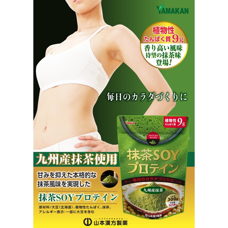山本漢方製薬 抹茶SOYプロテイン ３００ｇ