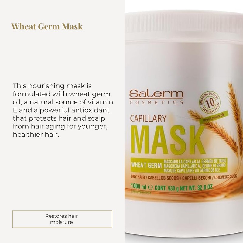 SALERM - Nourishing Hair Mask - 1000 ml - with
