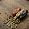 Tsutael Navajo Sunshine Vintage Genuine Leather Key Chain/Brass American Casual