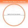 Seamless Portable Dryer Blower Fan Belt Replacement for Haier HLP140E