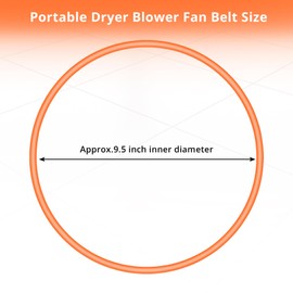 Seamless Portable Dryer Blower Fan Belt Replacement for Haier HLP140E HLP141E