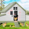 Solar Chicken Coop Door, Automatic Chicken Door Solar Powered &