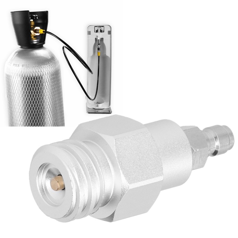 CO2 Tank Adapter Quick Disconnect Connector Replacement for Soda Supplies