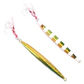 Saltwater Quick Sinking Lead jigs Vertical Jigs Glow Lead Jigs,Artificial Bait Boat Fishing Lures Jigging Lures (Green(Pack of 1), 5.3oz/150g)