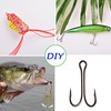 Double Hooks Fishing Lure Replacement Fishing Hooks Lure Hooks Fishing