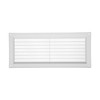 5" x 12" Inch White Plastic Ventilation Grille with Insect