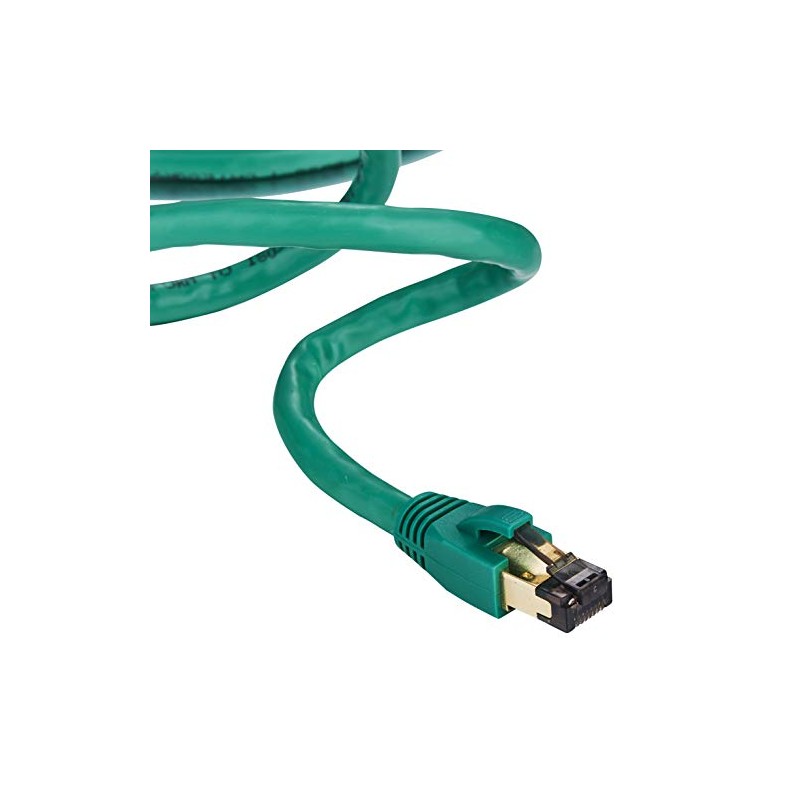 SATMAXIMUM Cat8 SFTP Ethernet Patch Cable 26AWG Copper Fluke Certified