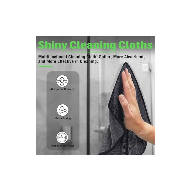 Deedlite Premium Microfiber Bath Wipes - Quick Drying Towel