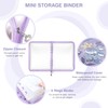 Ospelelf Sticker Organizer Binder Stickers Storage Book, Includes Transparent Pockets,
