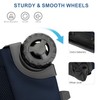 SWICKY RICOOI Backpack with wheels,rolling backpack with 2 Packing Cubes