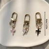 Cross Keychain for Women Car Keys Ring Accessories Clip Handbag