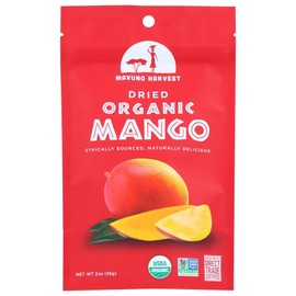 Mavuno Harvest - 100% Organic All Natural Dried Fruit Mango - 2 oz (pack of 2)