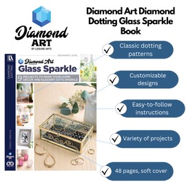 Diamond Art Diamond Dotting Glass Sparkle Book