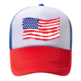 Danumei American Flag Hat USA Hat 4th of July Trucker Hats for Women Men Patriotic US Baseball Cap