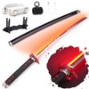 RENGENG Light Up FireGod Tanjiro Sword, 40 Inches Rechargeable Plastic