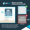 EZ-FLO 61627 Return Air Grille, white