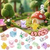69pcs Mini Resin Animals, 23 Styles Luminous Mini Animals, Tiny