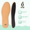 biped 2 Pairs of Premium Leather Insoles with Activated Carbon