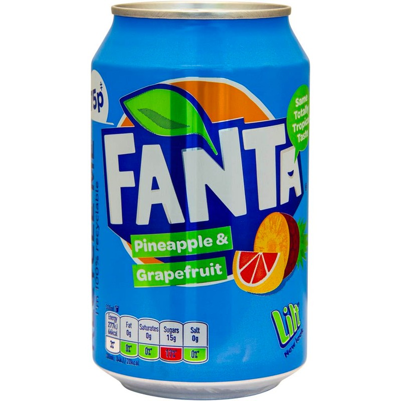 Fanta Lilt Pineapple & Grape 75p (Pack of 6)