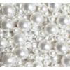 LolaSaturdays™ Pearls 850pcs Loose Beads - no Hole (Assorted, White)
