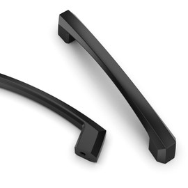 Asidrama 10 Pack 4 Inch(102mm) Matte Black Kitchen Cabinet Handles, Cabinet Pulls Kitchen Cabinet Hardware for Cupboard Drawer Handles Dresser Pulls