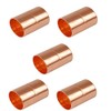 End Feed 22mm Copper Pipe Straight Couplings - Pack of