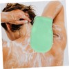 OHPHCALL Double-Sided Exfoliating Gloves 4pcs Open-Finger Bath Scrubber Mitts for