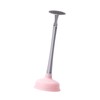 Cryfokt Toilet Plunger, Hand Toilet Plunger Strong Suction Rubber Plastic