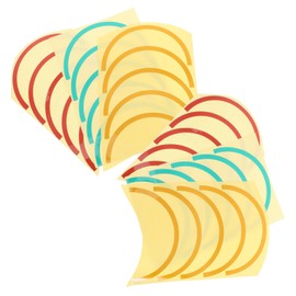 COHEALI 6Sheets Color Coded Pressure Gauge Identification Label Stickers Indication Decals for Easy Installation Industrial Settings