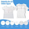 Heclia T-Shirt Ruler for Vinyl Alignment, Precision Measuring Ruler for