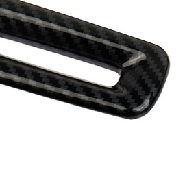 Fewshaw Carbon Fiber Style Interior Seat Headrest Sides Decor Cover Trim for Rivian R1T R1S