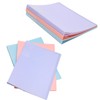 Lilaly 1 Pack Document Organizer Folio, Binder with Plastic Sleeves