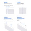 CHICOLOGY Mini Blinds for Indoor Windows – 46"W x 60"H,