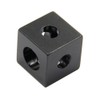Befenybay 4PCS Black Corner Bracket Cube (20x20x20mm) for 6mm Slot
