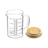 QWORK Glass Measuring Cup, 2 Pack 500ML (18 Oz, 2
