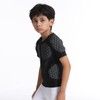 Topeter Kids Chest Protector Shirt Boys Football Shirts with Pads