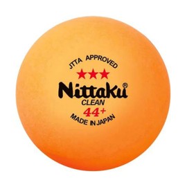 Nittaku NB-1640 Table Tennis Balls, Large, 3 Stars, 3 Pieces, Japan Table Tennis Association, Antiviral and Antibacterial Specifications