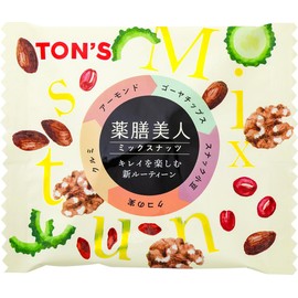 Toyo Nut Food Medicinal Bijin Mixed Nuts, 5 Types, Small Divided Bitter Melon, Azuki, 9.1 oz (260 g) (0.5 oz (13 g) x 20 Bags