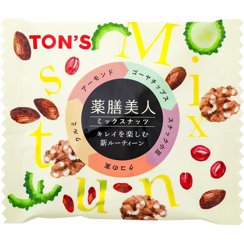 Toyo Nut Food Medicinal Bijin Mixed Nuts, 5 Types, Small
