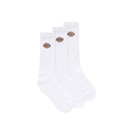 Dickies Valley Grove Embroidered Mens Fashion Socks UK 2.5-5 White