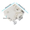 EMSea Locking Switch for Washing Machine 616876 62BS42C Compatible with